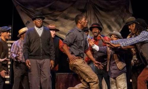 Y-Haven participants in a Cleveland Public Theatre production