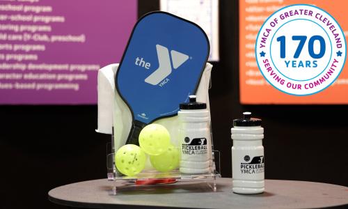 YMCA Pickleball with 170th Anniversary Logo