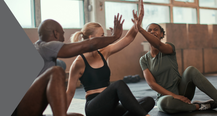 Y members enjoying their time