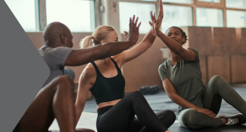 Y members enjoying their time